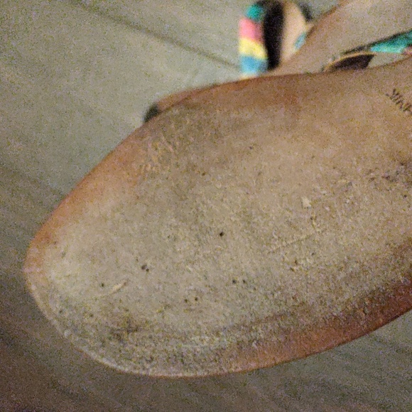 Manolo Blahnik Multicolor Python Criss Cross Sandals - Picture 10 of 13